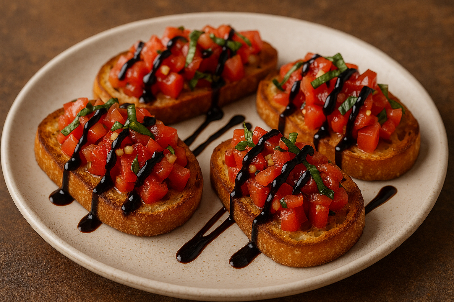 Bruschetta with tomatoes