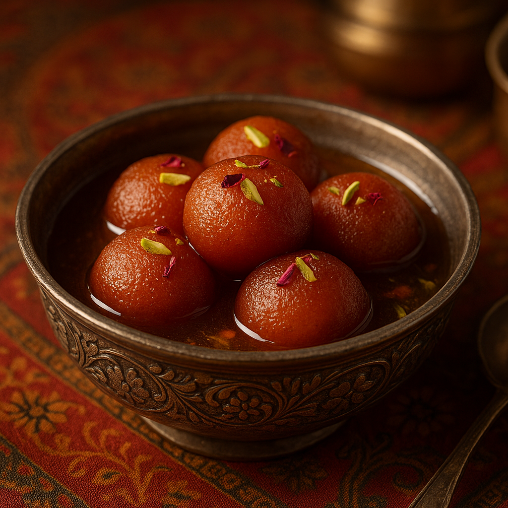 Gulab Jamun dessert