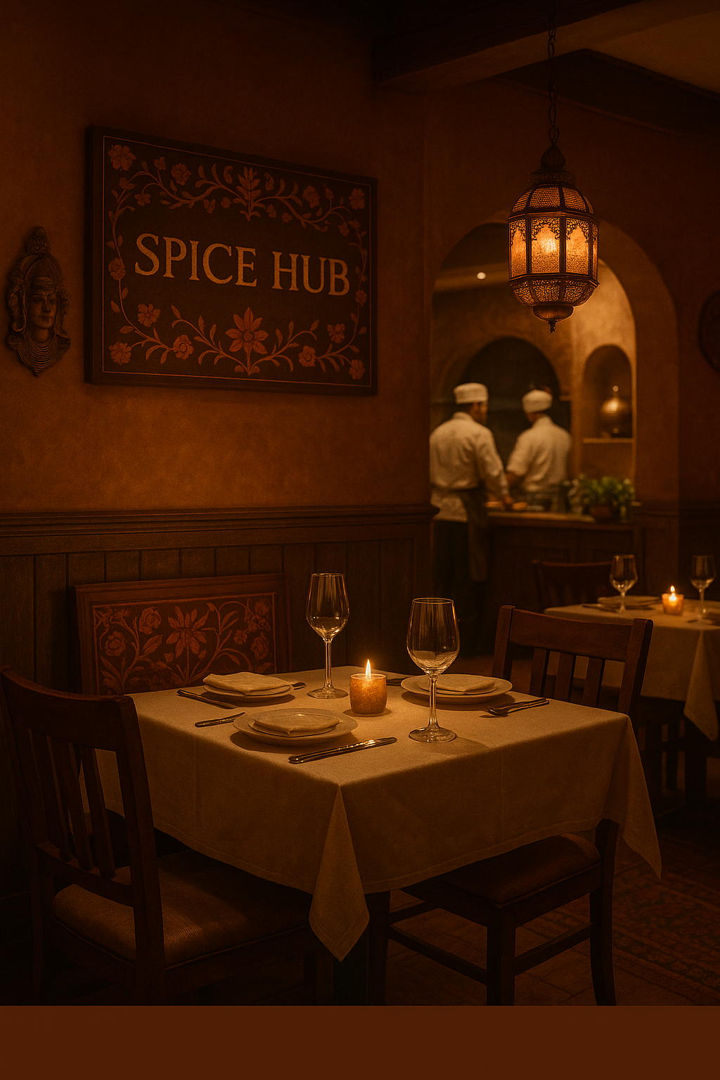 Portrait of the head chef